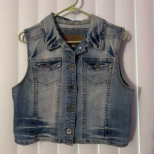 Blue Denim Vest